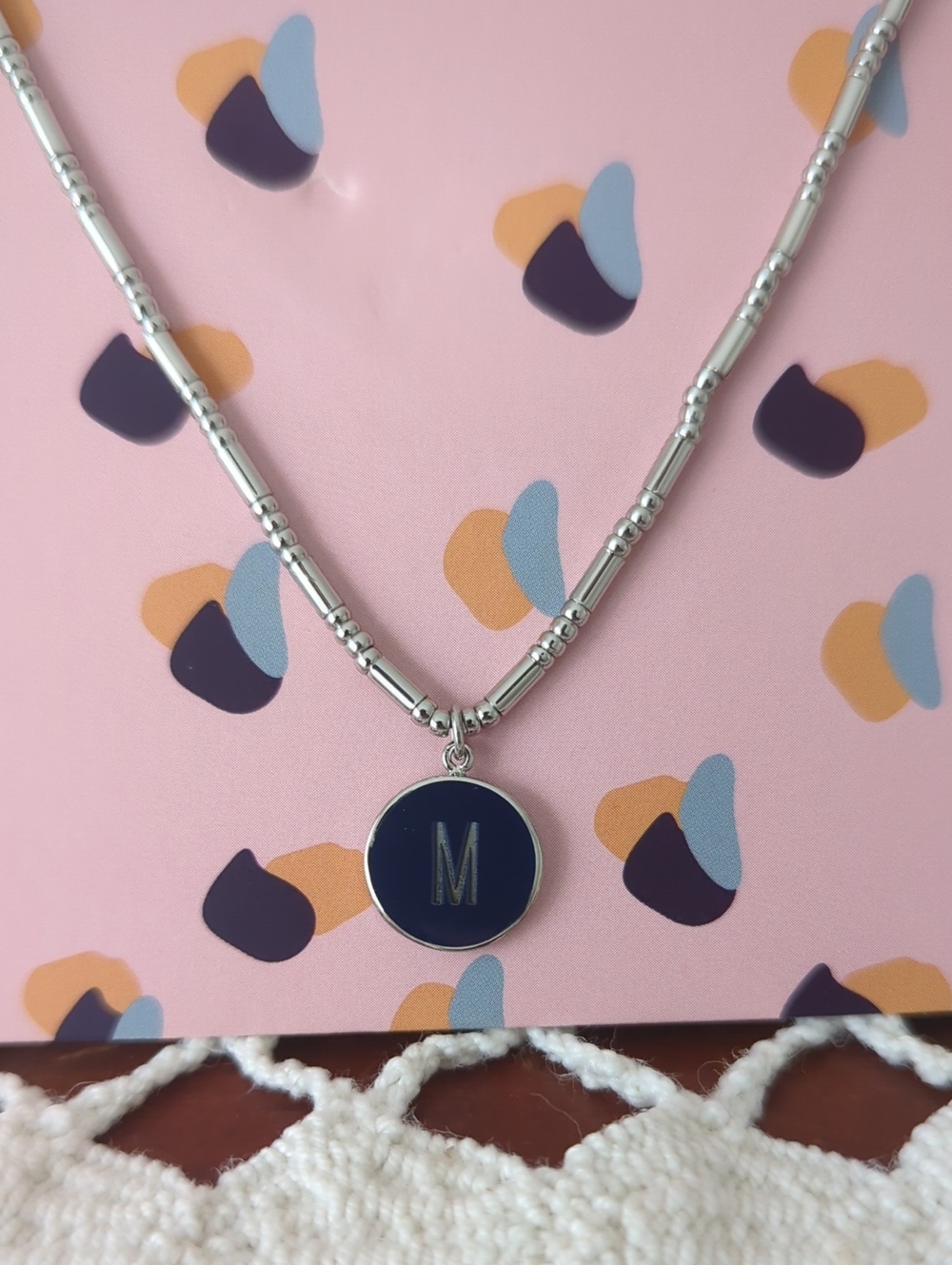 ♦️3 for $15 "M" Initial Delicate Pull Bracelet